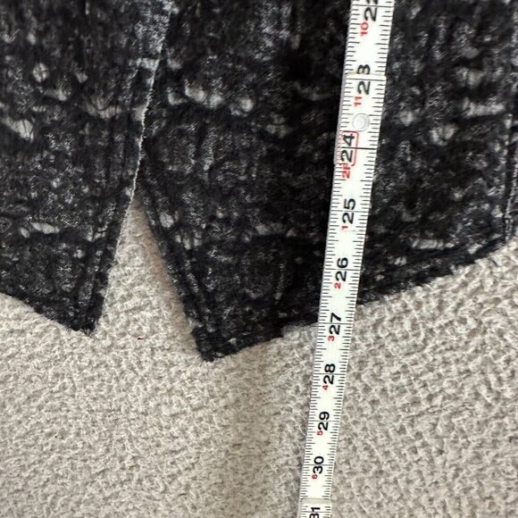 EILEEN FISHER Open Front Cardigan Sweater Wool Black Speckled - Picture 14 of 16